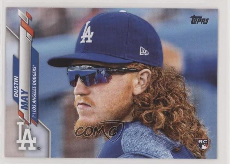 2020 Topps Photo Variation SP Photo Variation (Sunglasses) Dustin May #235 0m0x
