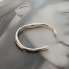 Vintage Cuff Bangle Sterling 925 Silver Jewelry Bracelet for Women Trendy Gift