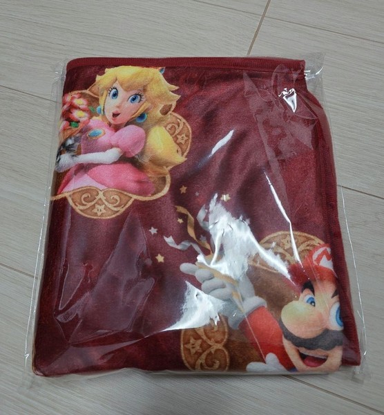 Nintendo Super Mario Blanket Bic Camera Japan Exclusive Limited Promo Peach-image