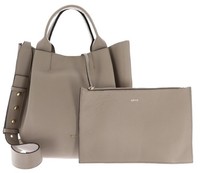 Abro Leather Agave Shopper Essential Shopper Tasche Siena Taupe Neu