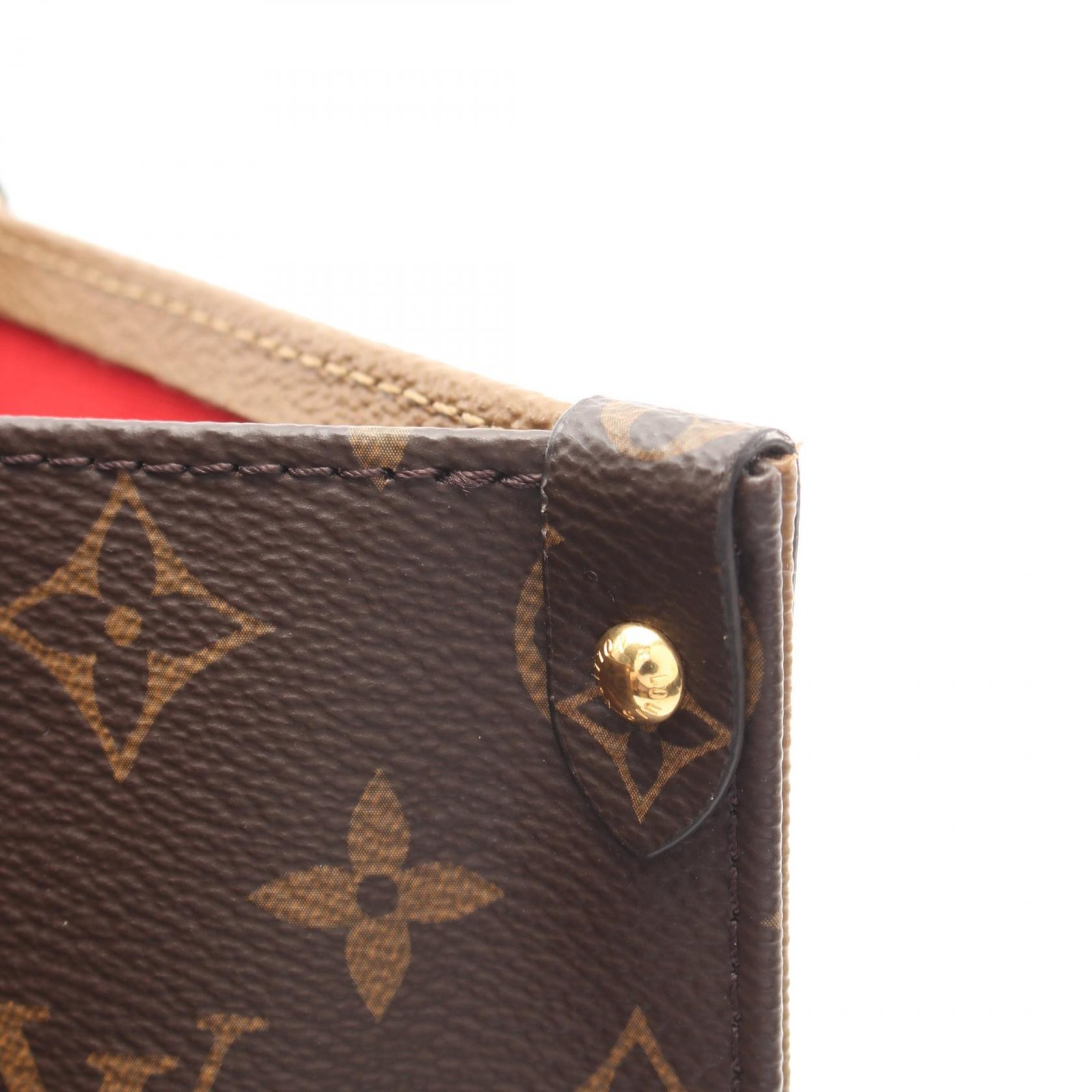 LOUIS VUITTON OnTheGo GM shoulder Tote Bag M44576 Monogram Giant Reverse brown image 9