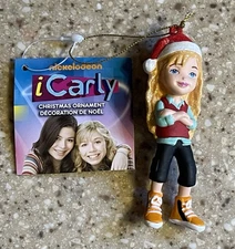 NWT Nickelodeon ICarly Sam Puckett Sparkly 4” Christmas Ornament Kurt S Adler