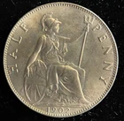 1902 Edward VII Half Penny — photo from another recent sale