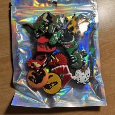 15pc Dinosaur Croc Charms Jurassic Park Lot Jibbitz for Shoe Decoration NEW