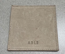 ABLE Leather Wallet Business Card Case Holder Envelope Style Slim Minimalist