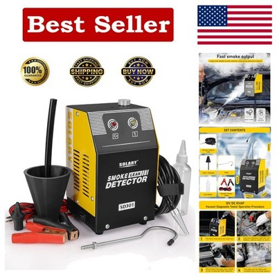 Portable 12V Automotive Smoke Machine - EVAP Leak Detector for All Vehicles