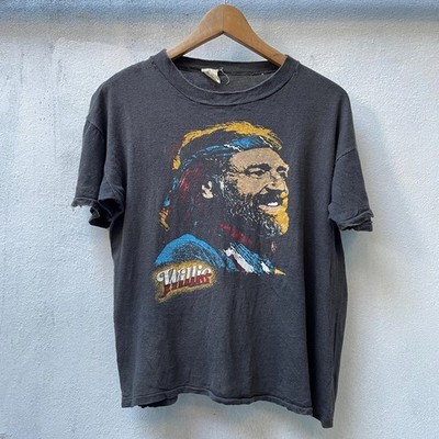 Remake Willie_Nelson 90s Basic Black Unisex Men Women T shirt Classic Style