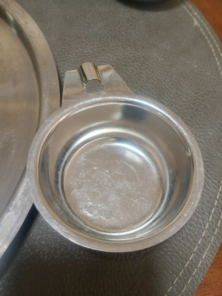 Egg Poacher 11" Insert Stainless Steel with 6 inserts - Image 2 of 4