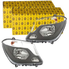2x HELLA HALOGEN SCHEINWERFER passend f&uuml;r MERCEDES-BENZ SPRINTER LINKS+RECHTS