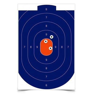 Birchwood Casey Dirty Bird 12''X18'' Blue / Orange Silhouette Target - 35714