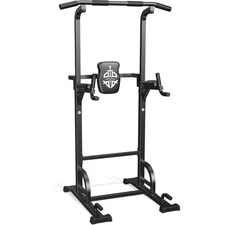 Durable Multi-Function Power Tower - Space-Saving Pull Up Bar for Home Workouts
