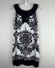 Karen Kane Linen Womens 10 Sleeveless Tank  Dress Gemstone Cocktail Party Resort