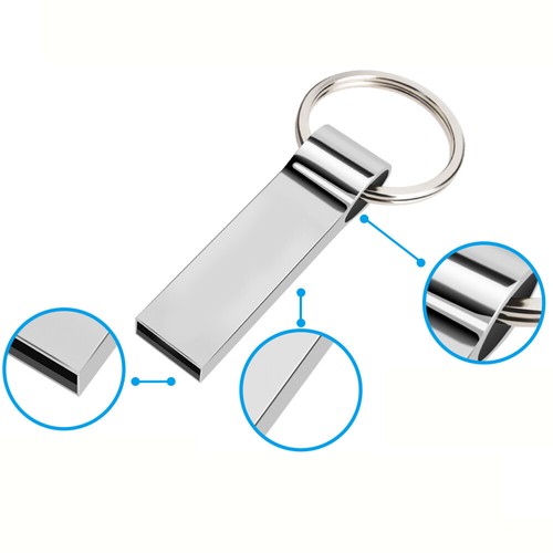 New 32G 64GB 256GB Metal keychain USB Flash Pen DriveStorage Memory Stick Thumb - Picture 10 of 24