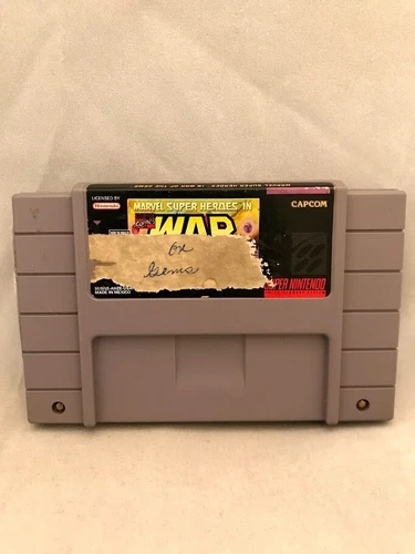 Marvel Super Heroes in War of the Gems Cartridge -Loose -ACCEPTABLE - Super N...