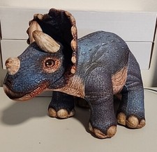 Vintage 1992 Triceratops Plush Stuffed Animal Dinosaur Dakin VTG 14in 14"