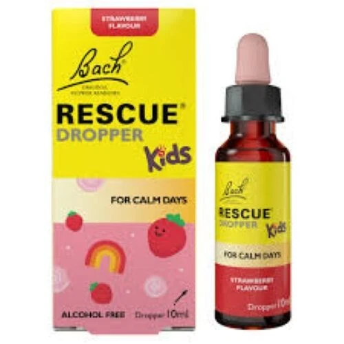 BACH RESCUE DROPPER KIDS FOR CALM DAYS 10ml STRAWBERRY FLAVOUR (404)