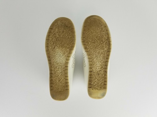 SAS klassische weiße Leder-Slipper Penny-Loafer Damen 7 bequeme Schuhe Mokassinnaht - Bild 9 von 12