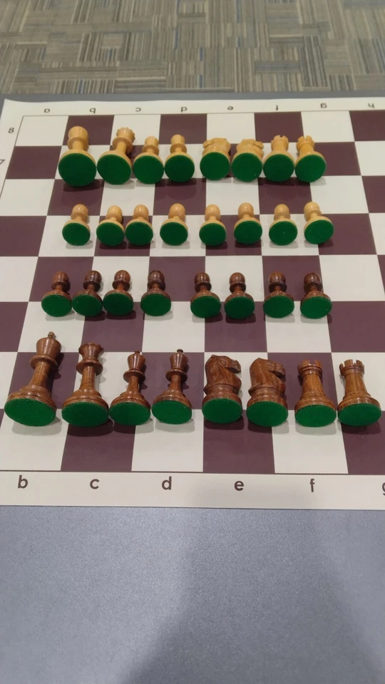 PIEZAS DE AJEDREZ DRUEKE VINTAGE ROOSEW00D 3 5/8"K BOJ ASOMBROSO JUEGO DE AJEDREZ TURNEY Foto 2 de 4