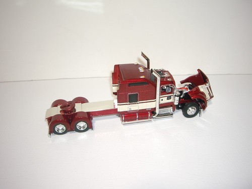 DCP FIRST GEAR 1/64 ROUGE KW W900L AVEC COUCHETTE STUDIO ET ESSIEU ÉCARTÉ MAC DEMI-ROND - Photo 12/15