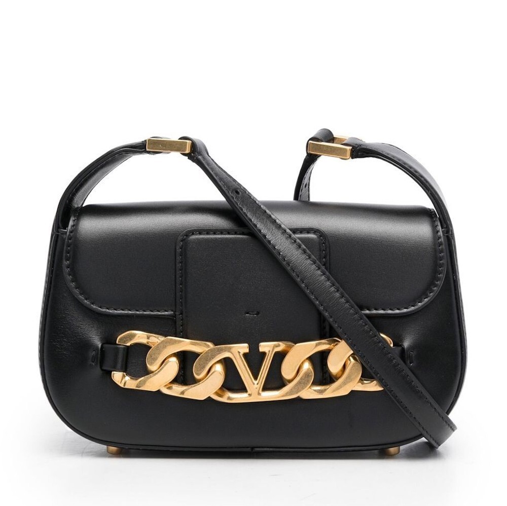 СУМКА ЧЕРЕЗ ПЛЕЧО VALENTINO GARAVANI VLOGO НА ЦЕПОЧКЕ BORSA A SPALLA WB0K81ZHF0NO 319590₽