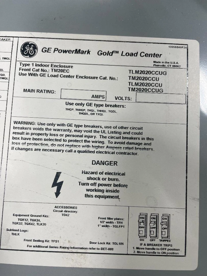 Kit de bloqueo de generador KTS-45 para panel GE/Siemens/Murray/ITE 150 y 200 amperios Foto 4 de 4