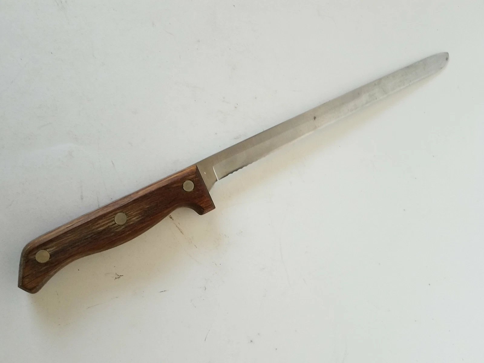 Imperial Mighty Oak Serrated Slicing Bread Knife Wood Handle