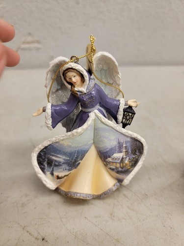 Bradford Edition Thomas Kinkade Winter Angels of Light Collection 15-08298-002 - Picture 10 of 17