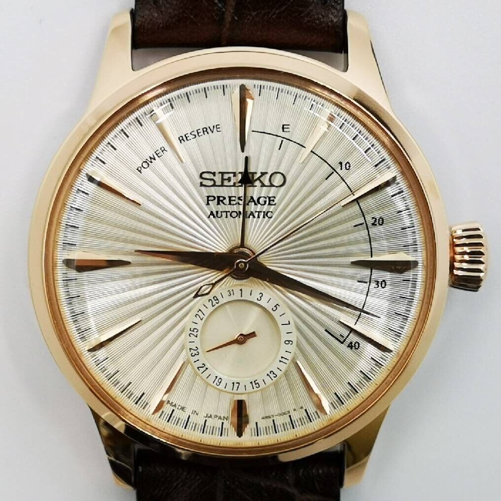 SEIKO PRESAGE SARY132 Rose Gold Automatic Mechanical Elegant SEIKO PRESAGE SARY132 Rose Gold Automatic Mechanical Elegant