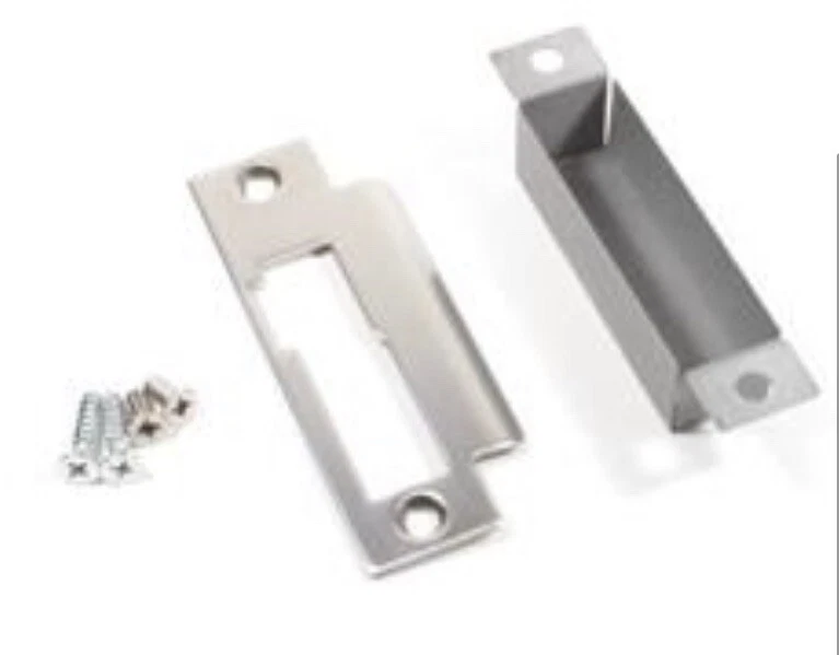 Dormakaba Strike -Standard 4 7/8" Left hand -Stainless Steel P# 504131-630-K