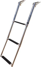 MARINE BOAT STAINLESS STEEL 3 STEP TELESCOPIC LADDER SWIM STEP over PLATFORM