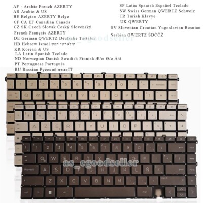 New for HP ENVY 13-AY 13-AY0000 13-AY1000 13z-ay0000 Series Keyboard BACKLIT