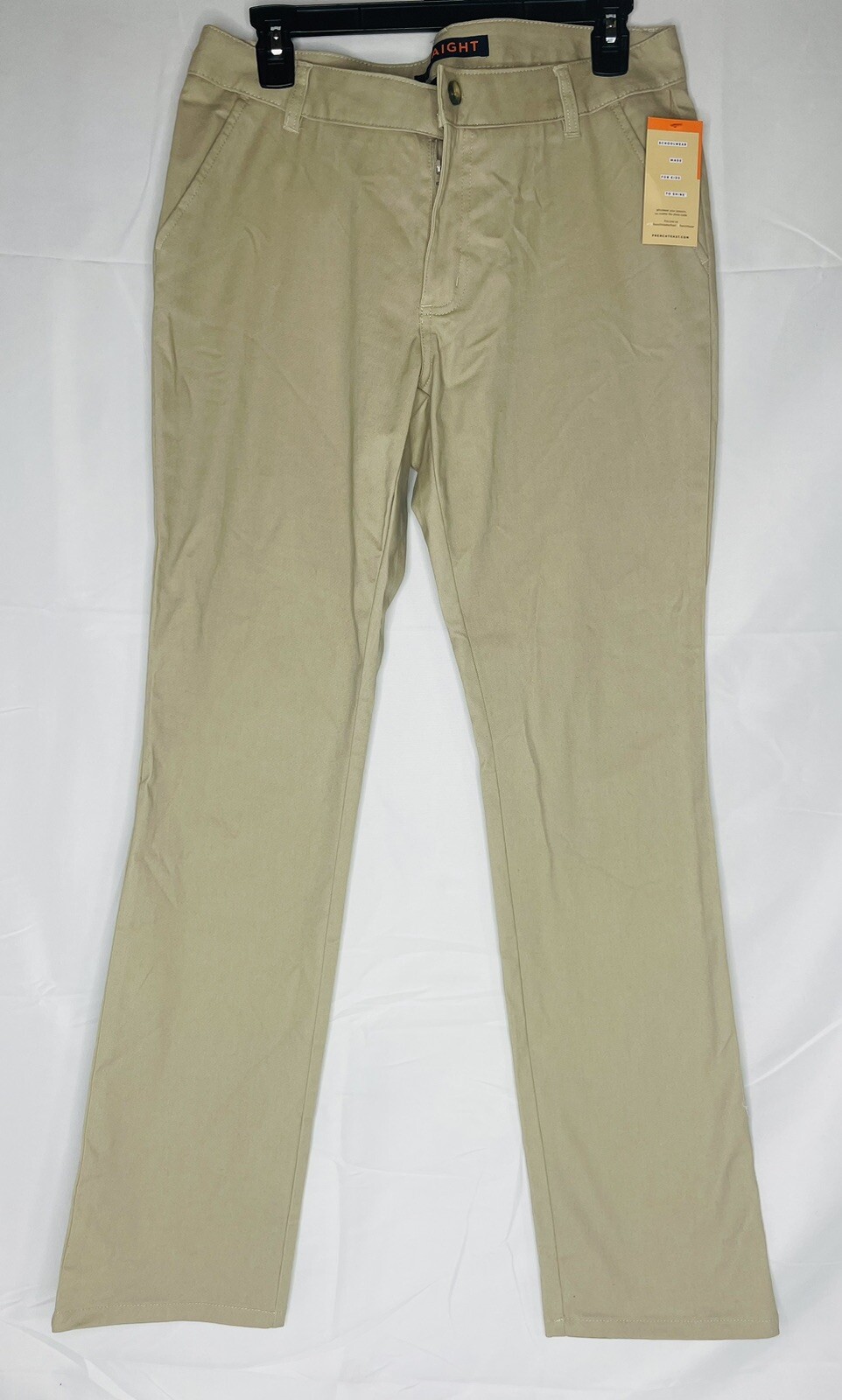 French Toast Women's Twill Straight Khaki Leg Pant Size 10 eBay