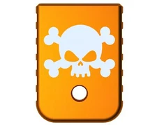 Rowe Tactical Mag Base Plate for Glock Gen 1-5 - (Straight) Skull & Crossbones