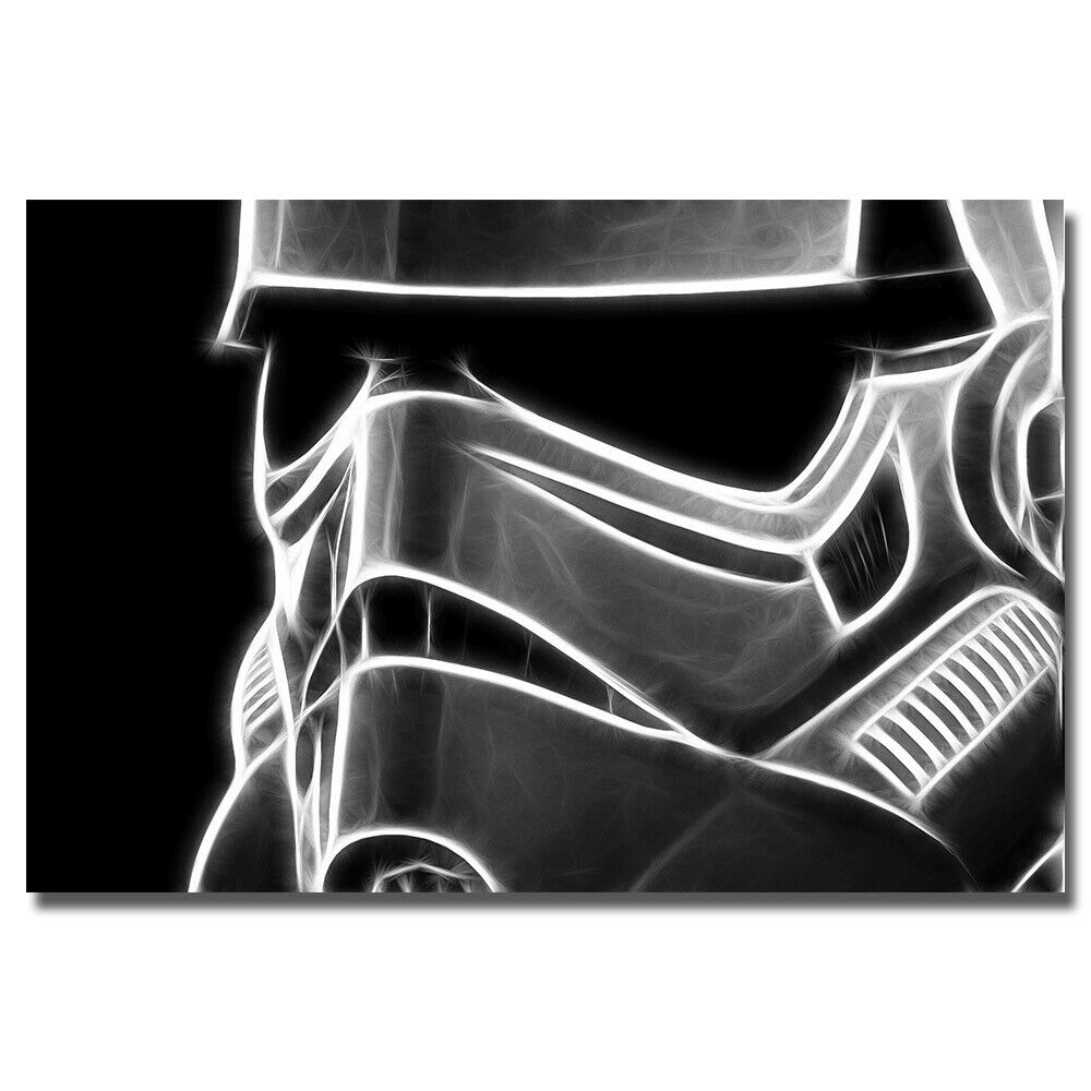 STORMTROOPER Star Wars Movie Poster Abstract Art Picture Film Wall Print 24x36