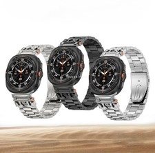 Armor Metal Strap Stainless Steel Band For Samsung Galaxy Watch 7 Ultra 47mm