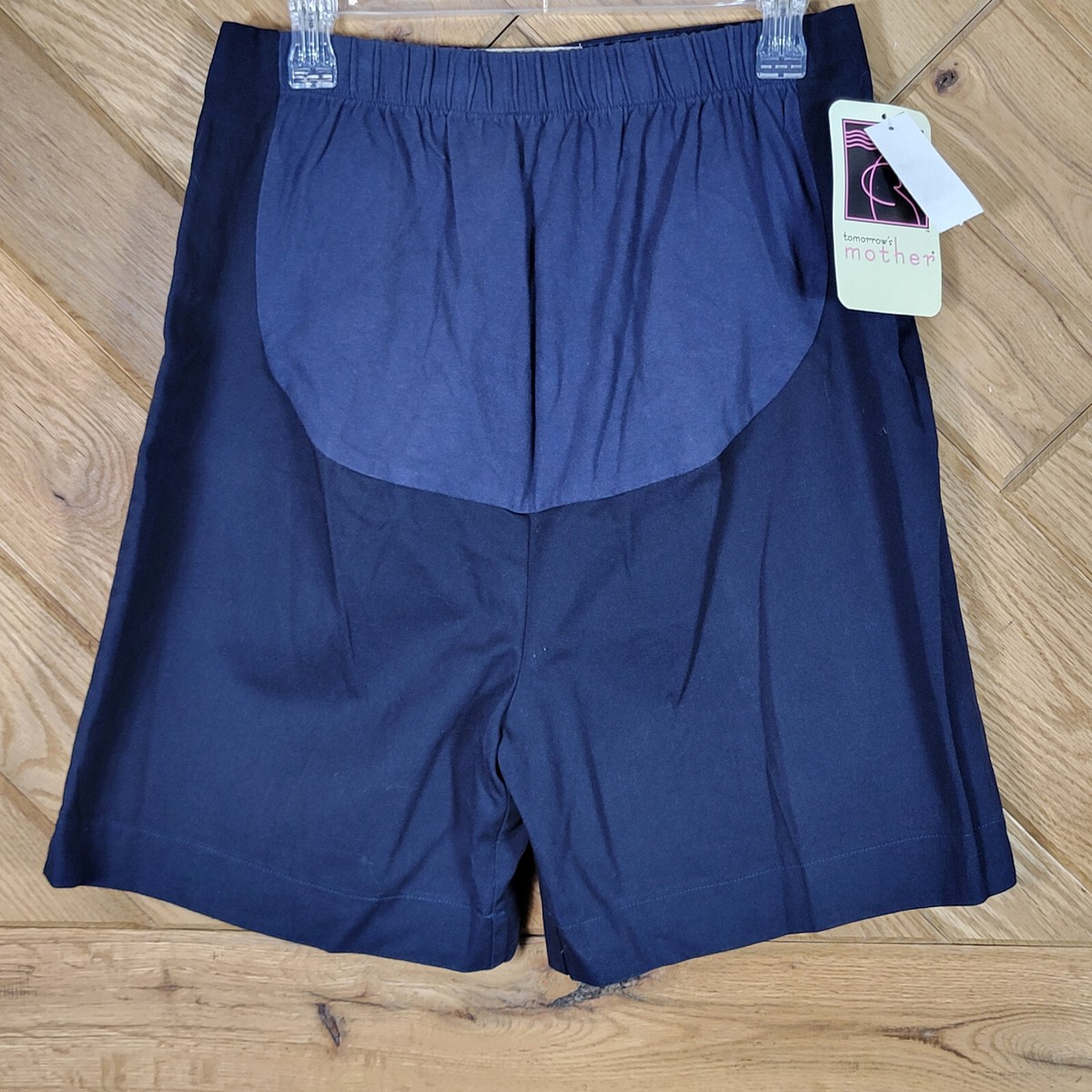 navy blue maternity shorts