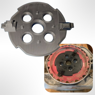 Allis-Chalmer to John Deere Lustran Seed Plate Adaptor MC4300 Compatible