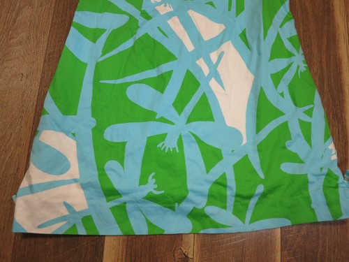 Lilly Pulitzer Women's Green/Blue/White Sleeveless Zip Pencil Dress Sz 12 - Picture 3 of 14