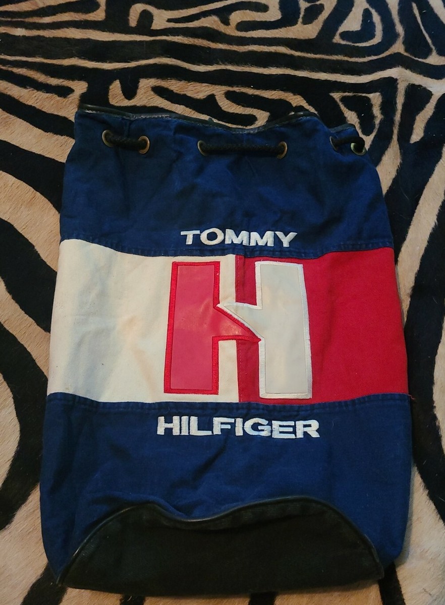 Tommy Hilfiger Big Flag Backpack Multicolor Logo Drawstring  display picture 2