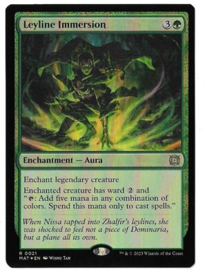 MTG Leyline Immersion FOIL March of the Machine: The Aftermath (MAT) Rare #0021