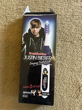 Justin Bieber Singing Toothbrush Somebody To Love, Love Me BLUE Minor Box Damage