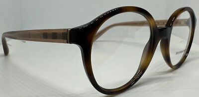 BURBERRY ストレートチップ Authentic Burberry B 2254 Round Small Frame Italy Eyeglasses Rx
