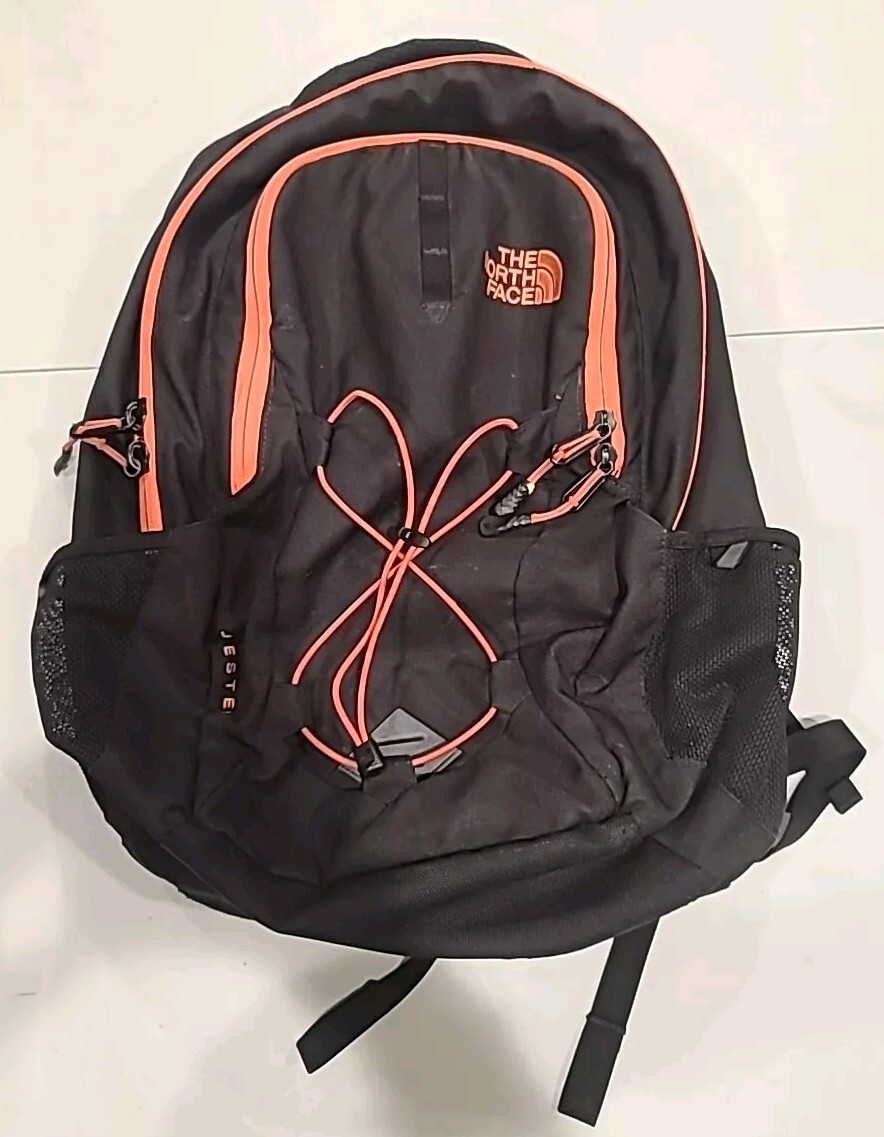 North Face Jester Flexvent Backpack Black And Pink - image 1