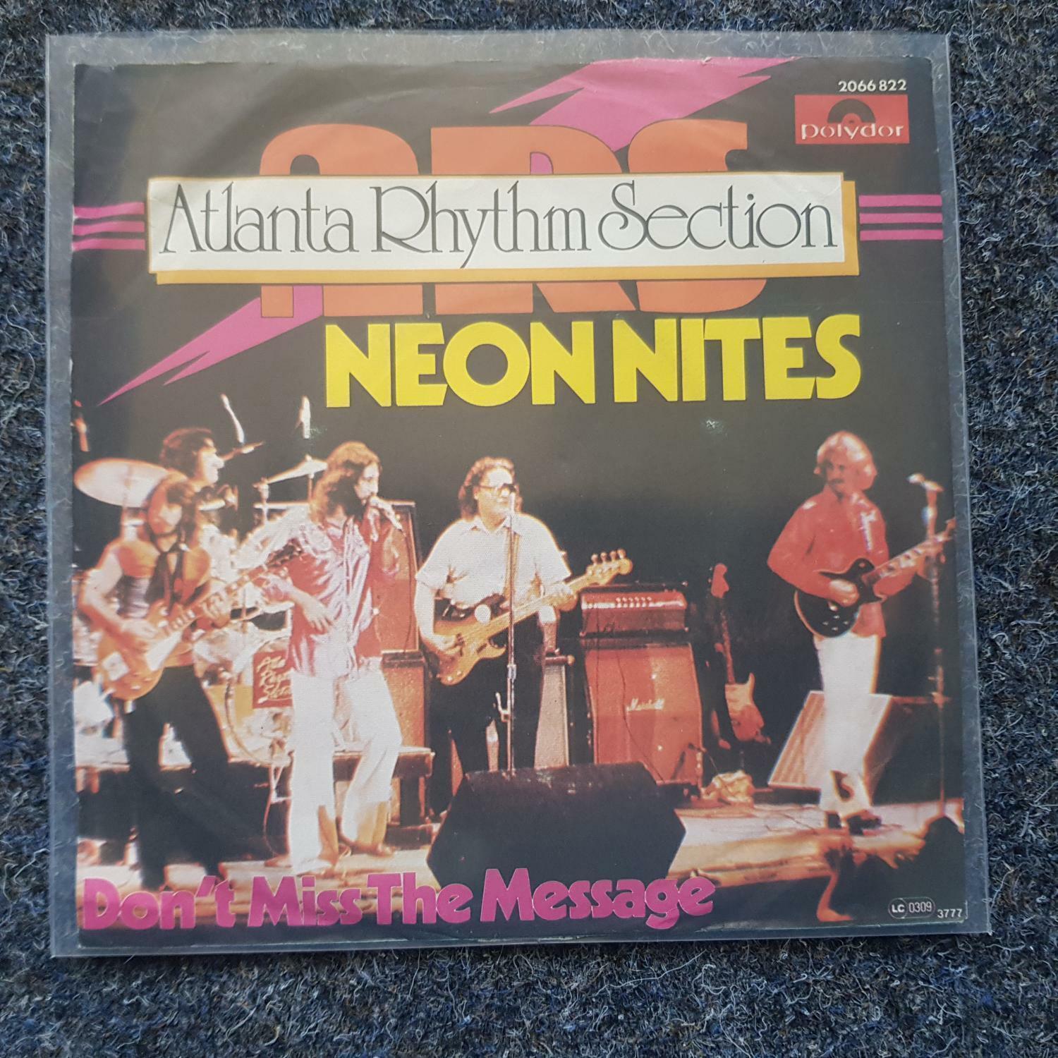 7"" Single Vinyl Atlanta Rhythm Section/ ARS - Neon nites GERMANY