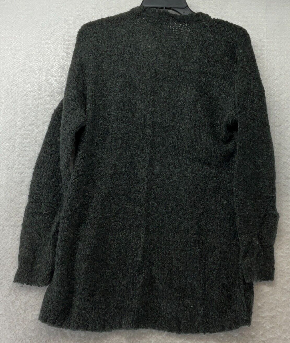 idiom Antologi Bonde Jacqueline De Yong Cardigan Sweater Womens Size M Black Open Front Long  Sleeves | eBay