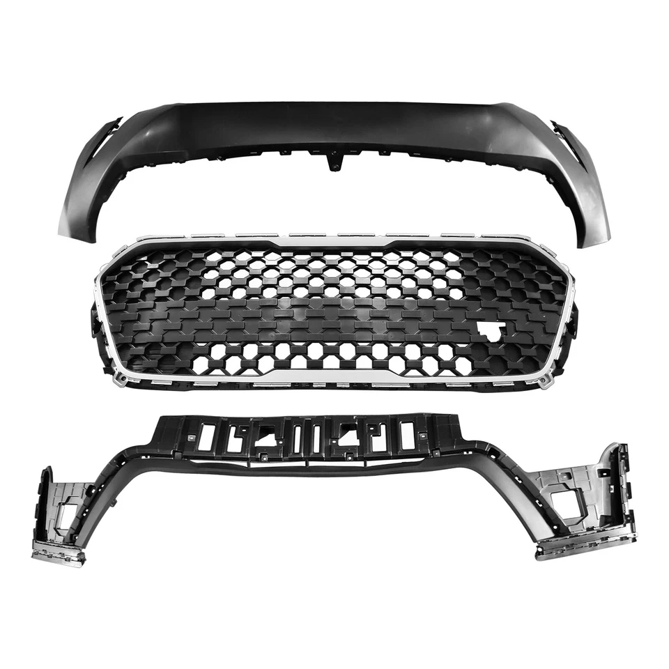 For 2023 2024 2025 Kia Soul Front Bumper Cover Set With Grille & Molding Trim Foto 3 de 4