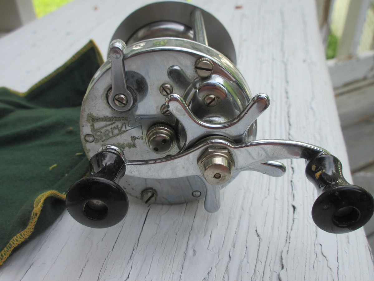 Vintage Shakespeare Service 1946 Fishing Reel. W/ Box Vintage Shakespeare Service 1946 Fishing Reel. W/ Box
