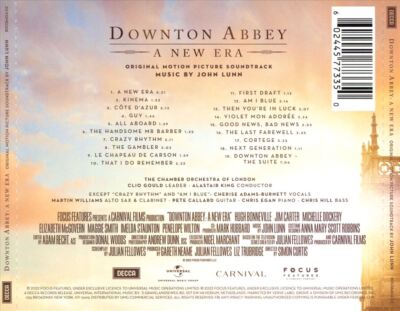 JOHN LUNN DOWNTON ABBEY: A NEW ERA [ORIGINAL MOTION PICTURE SOUNDTRACK] NEW CD
