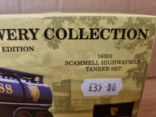 Corgi Classics 16301 BREWERY COLLECTION GUINNESS SCAMMELL TANKER 1/50 Scale New - Picture 2 of 3