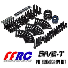 LOSI 5IVE-T 163 PC PIT BOX / SCREW KIT BY FULLFORCE RC + WHEEL BEARINGS!